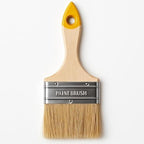 120 Pieces 3 Inch Paint Brush Wooden Handles (Flat Paintbrush for Interior & Exterior – Acrylic Oil Latex)