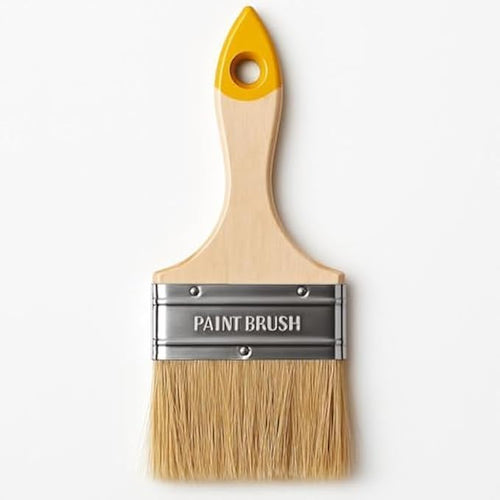 120 Pieces 3 Inch Paint Brush Wooden Handles (Flat Paintbrush for Interior & Exterior – Acrylic Oil Latex)