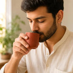120 Pieces Natural Clay Tea Cups (Reusable Single Earthen Cup for Tea – Chai and Traditional Beverage Serving – Minimal Design – Terracotta)