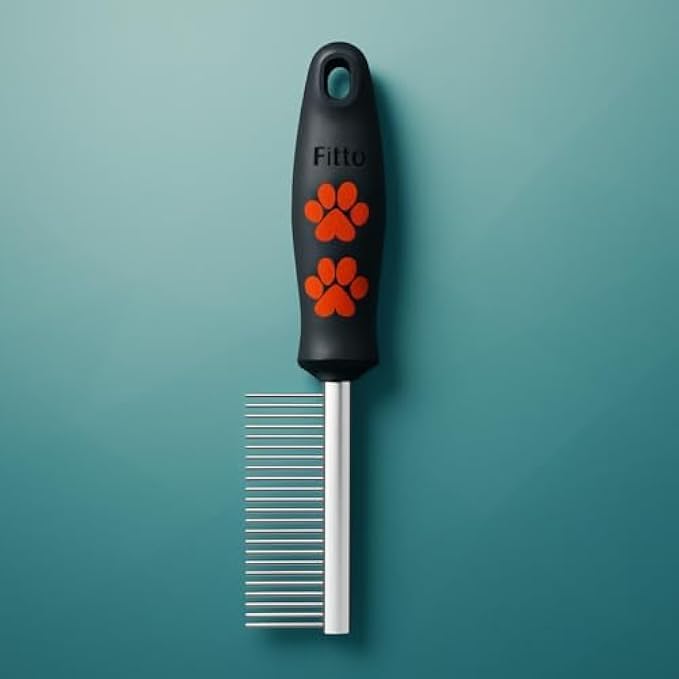 120 Pieces Pet Combs with Plastic Handle (20.3 x 2.8 cm - Grooming Comb for Dogs & Cats – Fine Tooth Portable Hair Removal Comb)