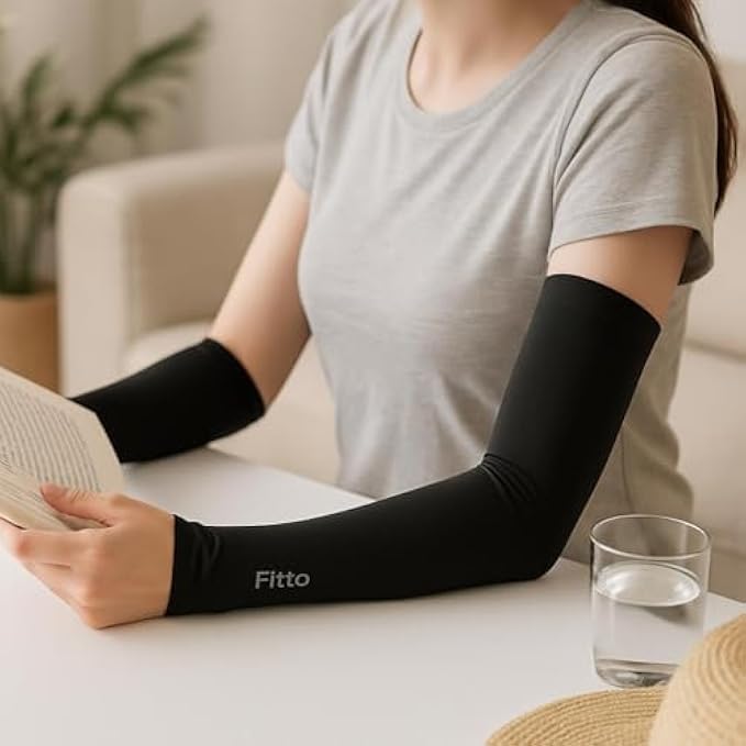 120 Pieces Ice Silk Long Gloves Scar Cover Arm Sleeves -s