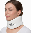 96 Pieces Soft Neck Brace Universal Cervical Collar - Adjustable Supports for Neck Pain Relief - White