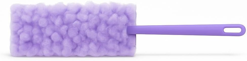 Under-bed Cleaning Tool with 1 Replacement Sheet - White & Purple