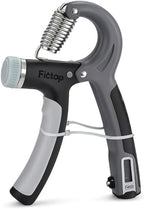 96 Pieces Hand Grip Strengthener - Adjustable Resistance Grip Trainers for Improved Hand Strength and Dexterity - Grey