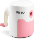 96 Pieces Pencil Sharpeners with Container Pink