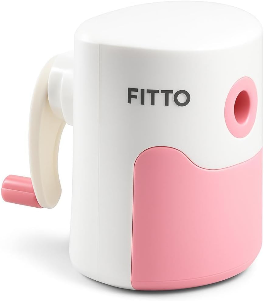 1 Piece Pencil Sharpener with Container Pink