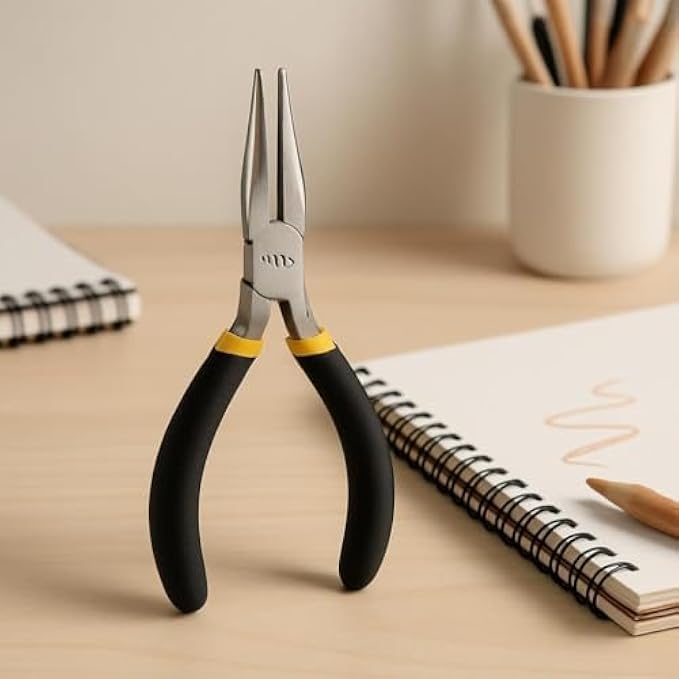96 Pieces 4.5-inch Needle Nose Mini Pliers -s (Precision Long Nose Pliers for Electronics – Jewelry – Crafts – DIY)