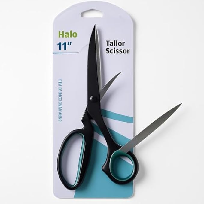 96 Pieces 11 Inch Full Metal Tailoring Scissors - Heavy Duty Fabric Shears for Sewing & Dressmaking (Cloth Cutting Scissors – Rust-Resistant)