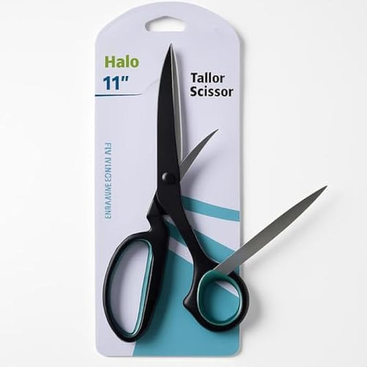 11 Inch Full Metal Tailoring Scissors - Heavy Duty Fabric Shears for Sewing & Dressmaking, Cloth Cutting Scissors, Rust-Resistant