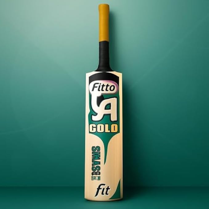 CA Hard Tennis Cricket Bat - Tennis Ball Cricket Bat for Adults & Kids, Lightweight Cricket Bat for Practice & Backyard Matches