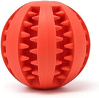 144 Pieces Red Pet Toy Balls (5x5cm - Small Dog & Cat Play Fetch Toss Chew Ball for Puppies Kittens Indoor Outdoor)