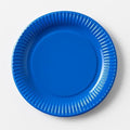 144 Pieces 9 Inch Round Party Plates Blue - Disposable Paper Plates for Parties (Picnic – BBQ – Weddings & Catering)