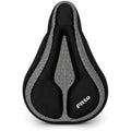 96 Pieces Bicycle Seat Covers (Padded Saddle Cushion with Breathable Mesh – Adjustable Drawstring and Non-Slip Fit for Road – Mountain and Exercise Bikes – Black)