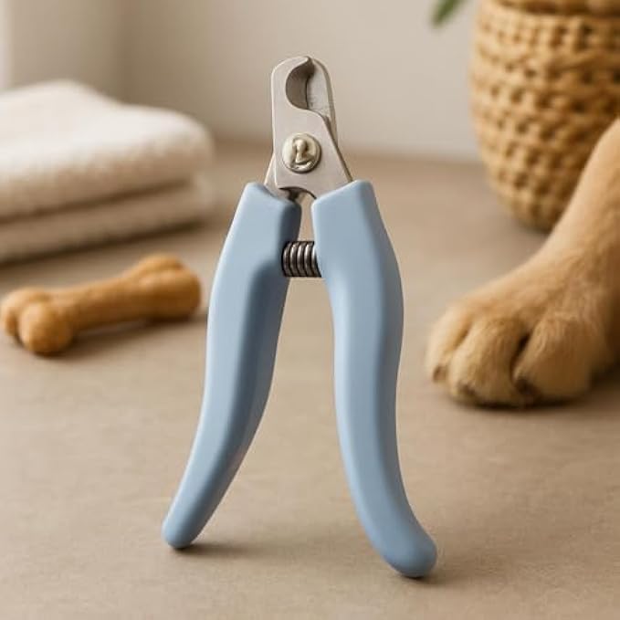 120 Pieces Pet Nail Clippers (13.3x4 cm – Dog & Cat Nail Trimmer with Safety Lock – Non-Slip Handle – Stainless Steel Blades)