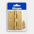 96 Pieces Copper Plated Hinges with Screws - Door & Cabinet Hinges (Butt Hinges for Furniture & Cupboard – Decorative Copper Finish)
