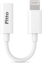 120 Pieces Lightning tos (3.5mm Adapter for iPhone - Audio Aux Jack Dongle – White)
