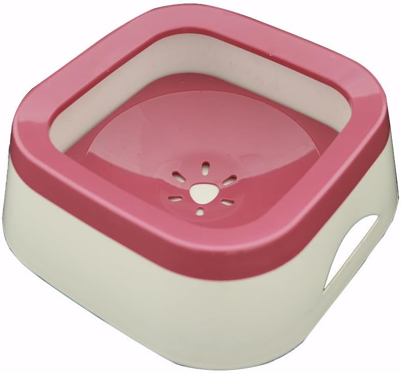 96 Pieces Cat & Dog Car Anti-Overflow Bowls with Filter (1L – Assorted Colors)