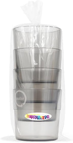 96 Pieces Plastic Cup Set of 4s (Reusable Drinking Cups for Home – Office – Outdoor – BPA-Free – 350ml)