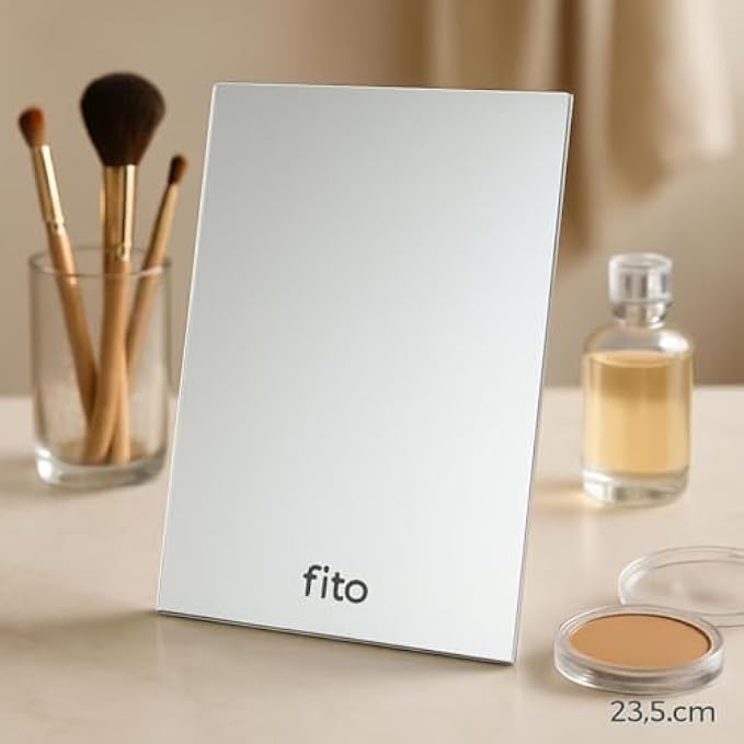 120 Pieces Cosmetic Mirror Rectangulars (23.5cm Frameless Makeup Mirror Portable Handheld Travel Vanity Mirror)