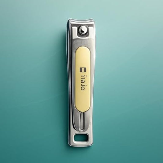 Golden Nail Clipper 8.1x1.4 cm | Stainless Steel Compact Portable Nail Cutter for Fingernails & Toenails | Precise Trim Sharp Edge