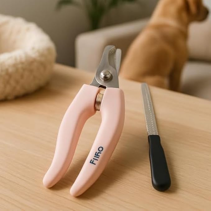 120 Pieces Pet Nail Clippers (13.3x4cm for Dogs Cats – Nail Trimmer with Safety Guard – Stainless Steel Blade – Non-Slip Handle)