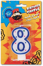 240 Pieces Birthday Candle Number 8s (Fun Numeric Cake Candle for Birthday Parties – Celebrations & Cake Decor)
