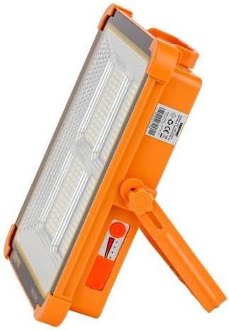 72 Pieces Rechargeable LED Works with Solar Panel (Portable Outdoor Floodlight with USB Charging & Waterproof Design – Adjustable Brightness for Camping – Emergency – Garage – and Job Site Lighting)