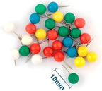 144 Pieces 30 Pieces Steel Thumb Pins Assorted Colors (Hardware – Industrial – Fastening)