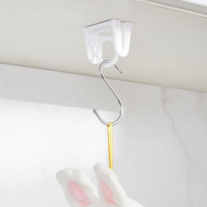 Wall-Mounted Curtain Rod Brackets – White – ABS Material – Pack of 26