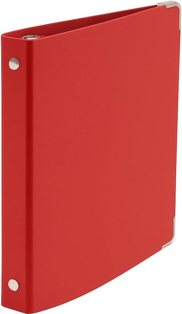 96 Pieces A5 Box File 1 Pieces (4 Holes – Red – Document Organizer – Office Supplies)