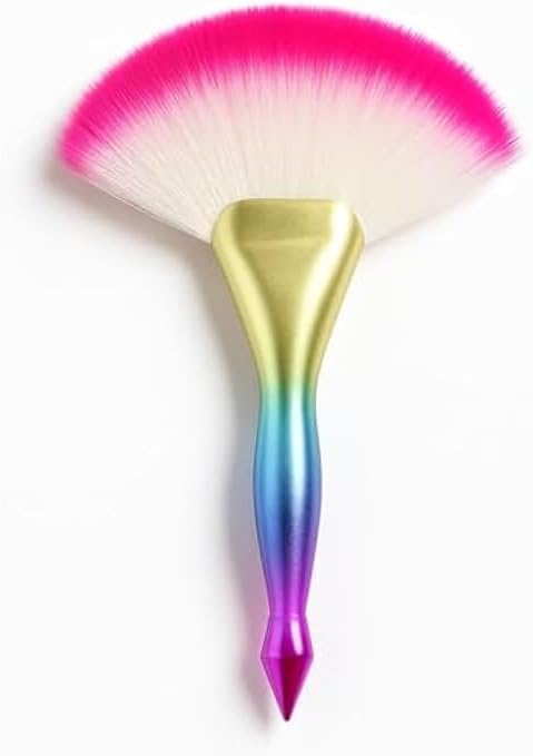 96 Pieces Large Blue Powder Makeup Brush Soft Synthetic Bristles for Face Blush Foundation Kabuki Cosmetic Brush