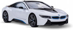 72 Pieces Radio Control 1:14 BMW i8 Car - Black | High-Performance Remote Control Sports Car Model | Authentic BMW Replicas with Full Function R/C Controls (LED Lights – and Realistic Detailing)
