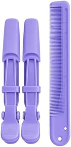 120 Pieces Purple Hair Styling Clip Set - Alligator Sectioning Hair Clips for Salon & Home Hairdressing (Styling – Sectioning)
