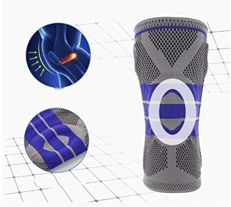 72 Pieces Silicone Rubber Knee Pads (Compression – For Fitness Running – One Piece)