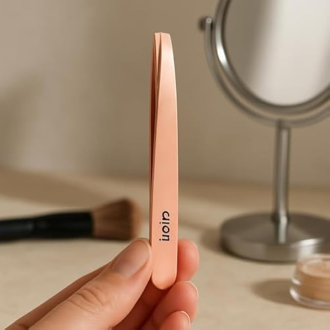 120 Pieces Rose Gold Precision Slant Tweezers (Stainless Steel Eyebrow Tweezers for Hair Removal & Grooming)