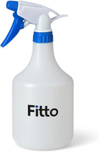 120 Pieces 1 Litre Clear Plastic Spray Bottles with Nozzle for Cleaning and Gardening