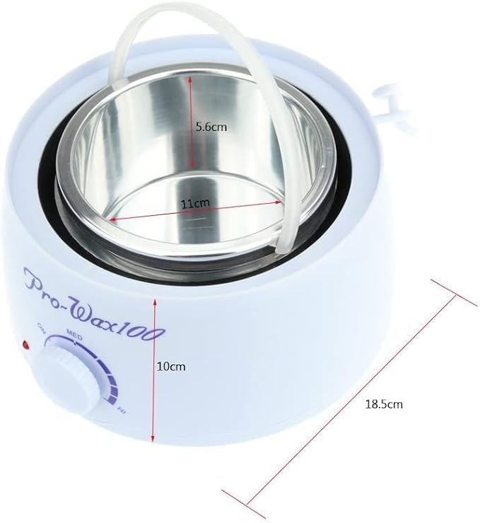 96 Pieces Depilatory Wax Heaters for Hair Removal (Professional Electric Wax Warmer for Depilatory Beans – Easy-to-Use At-Home Body Hair Removal – Adjustable Temperature – Salon-Quality Results)