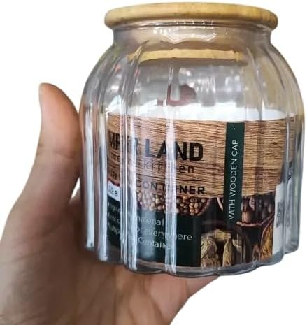 120 Pieces Cereal Dispenser Glass Jars with Lids (Airtight Kitchen Storage Containers for Dry Food – Coffee Beans – Tea – Sugar – and Candy)