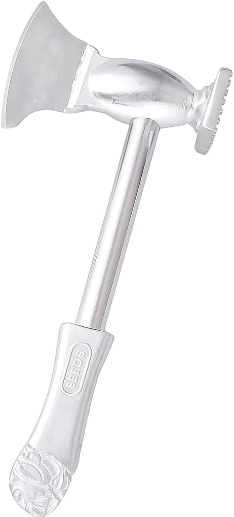 96 Pieces Kitchen Hammers (Silver Meat Tenderizer with Axe & Press Pounder for Hotel & Home Use – Aluminum & Steel Construction – 27.5cm x 15cm x 3.8cm)