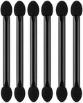144 Pieces Eyeshadow Sponge Applicators Pack of 6 Black - Foam Tip Eye Shadow Applicators for Eye Makeup (Travel & Touch-Ups)