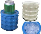 96 Pieces Ice Cube Maker Genies (Space-Saving Dual-Use Silicone Ice Bucket & Party Drink Tub for Whiskey – Cocktails – Beverages – and More)