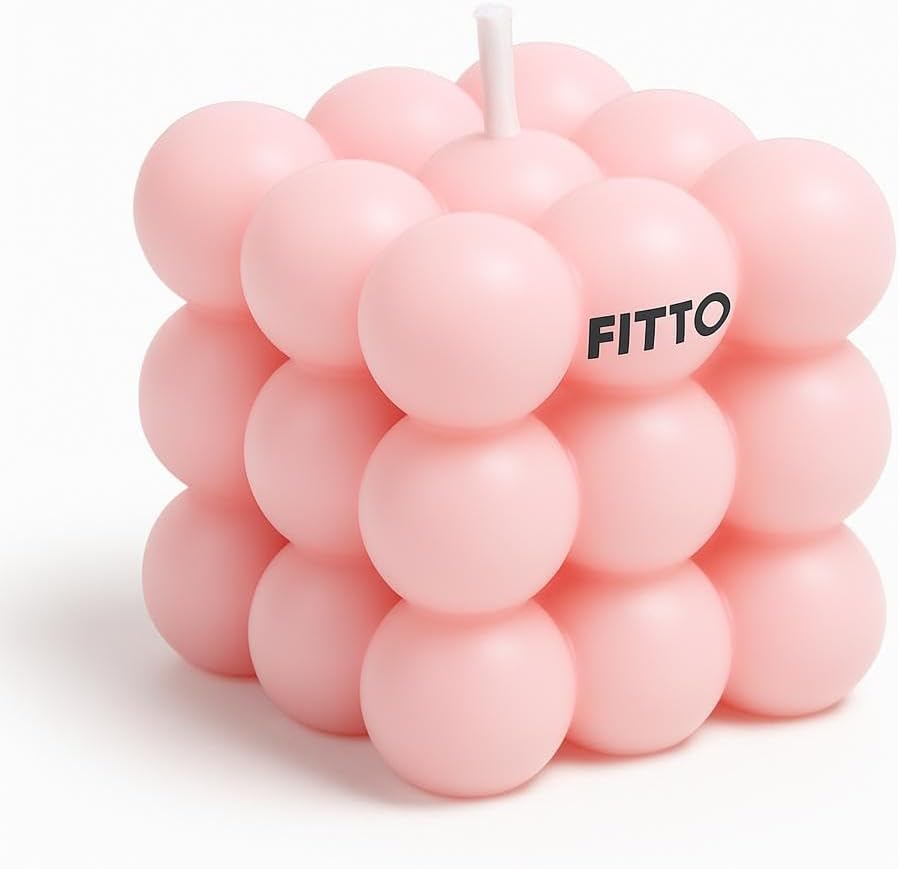 120 Pieces Pink Bubble Candles (5x6x5.3cm for Home Décor – Gifts & Relaxation – Trendy Decorative Candle Amazon.ae)