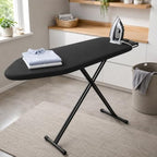 72 Pieces Ironing Board Covers (Full Black Cotton Cover with Elastic Fastener for Smooth Ironing Surface)