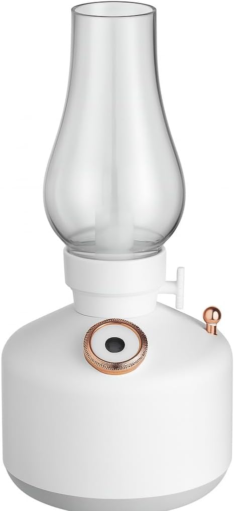 72 Pieces Air Humidifier Vintage Lamp Night Light - Ultrasonic Cool Mist Humidifiers (LED Night Light with Adjustable Brightness – Quiet Operation for Home – Bedroom – Office – and Nursery)