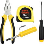 96 Pieces 2m Measuring Tapes (Screwdriver & Pliers Engineering Tool Kit - 2m Tape Measure – Hand Tools for Home – Workshop – DIY)