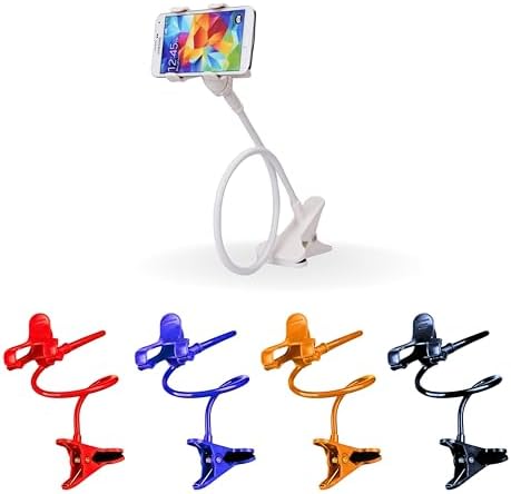 120 Pieces Flexible Mobile Stand Holders (Metal – Video Table – Online Class – Desktop – Foldable – Lazy Bracket – Multi Angle – For Smartphones – Assorted Colors)
