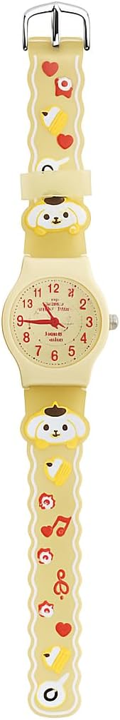 Analog Cartoon 3D Castle Princess Wrist Watch, Yellow