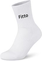 96 Pieces Anti-Slip Football Socks for Kids - White