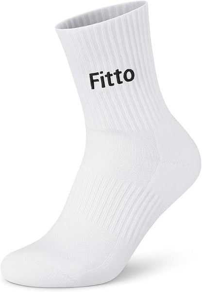 Anti-Slip Football Socks for Kids - White