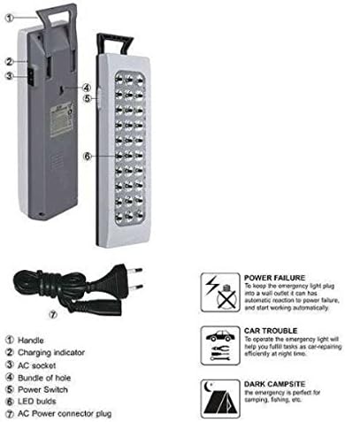 LED-716 Emergency Rechargeable 30 LED Light